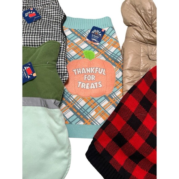 NEW Lot of 8 Dog Youly, Reddy, More & Merrier Outfits Size Large (Lot 2949) - Picture 4 of 5